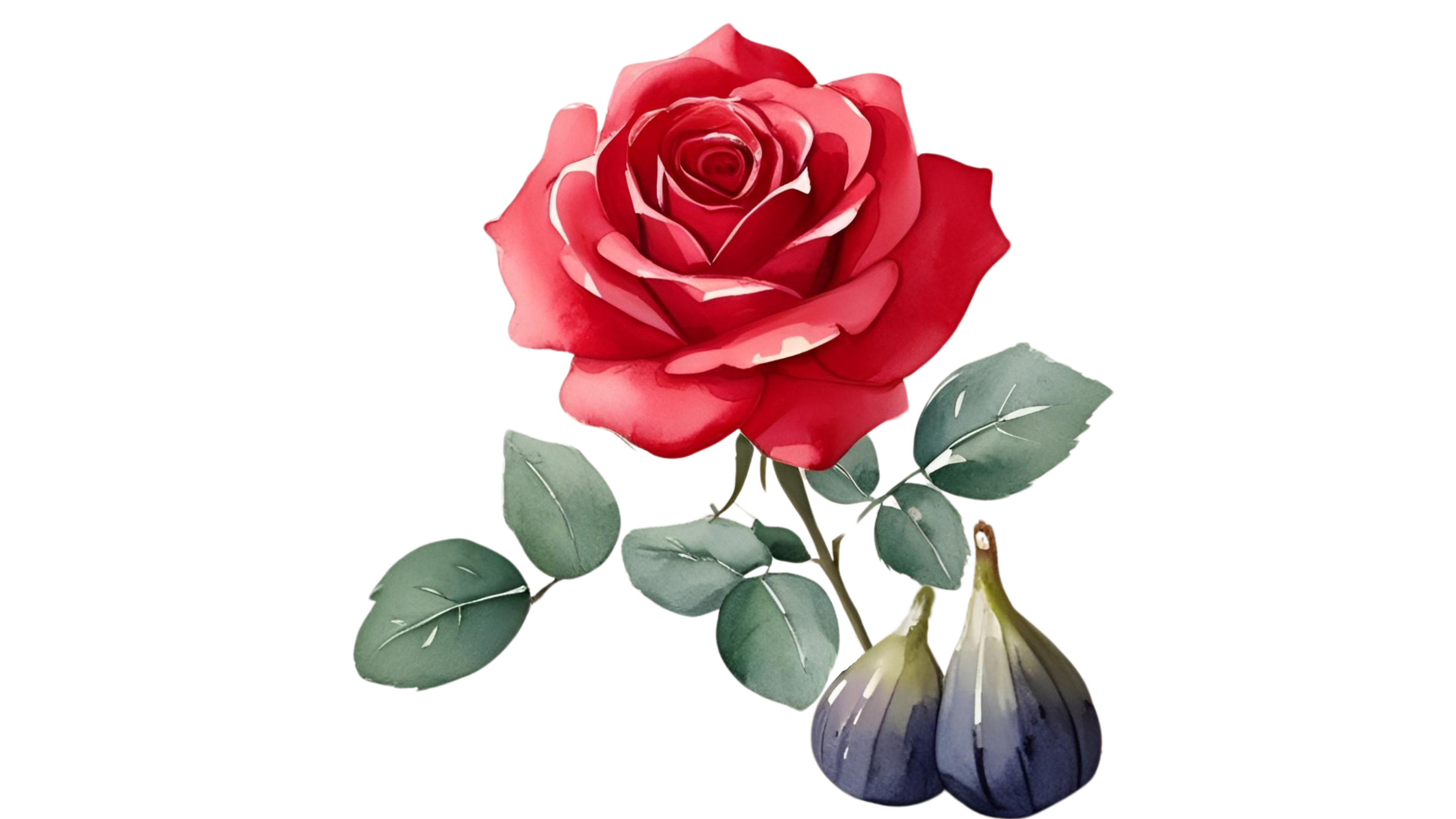 Rose e fichi decorativi